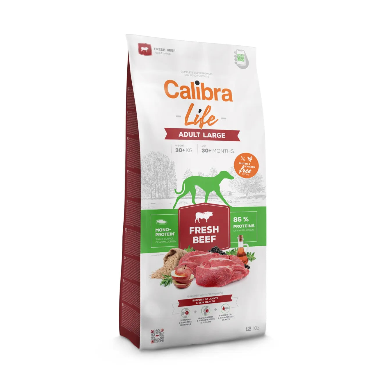 Calibra Dog Life Adult Large Fresh Beef 12kg