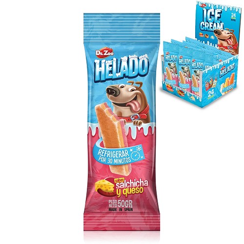 Dr.Zoo ICE CREAM Sausages & Cheese 50 g/24