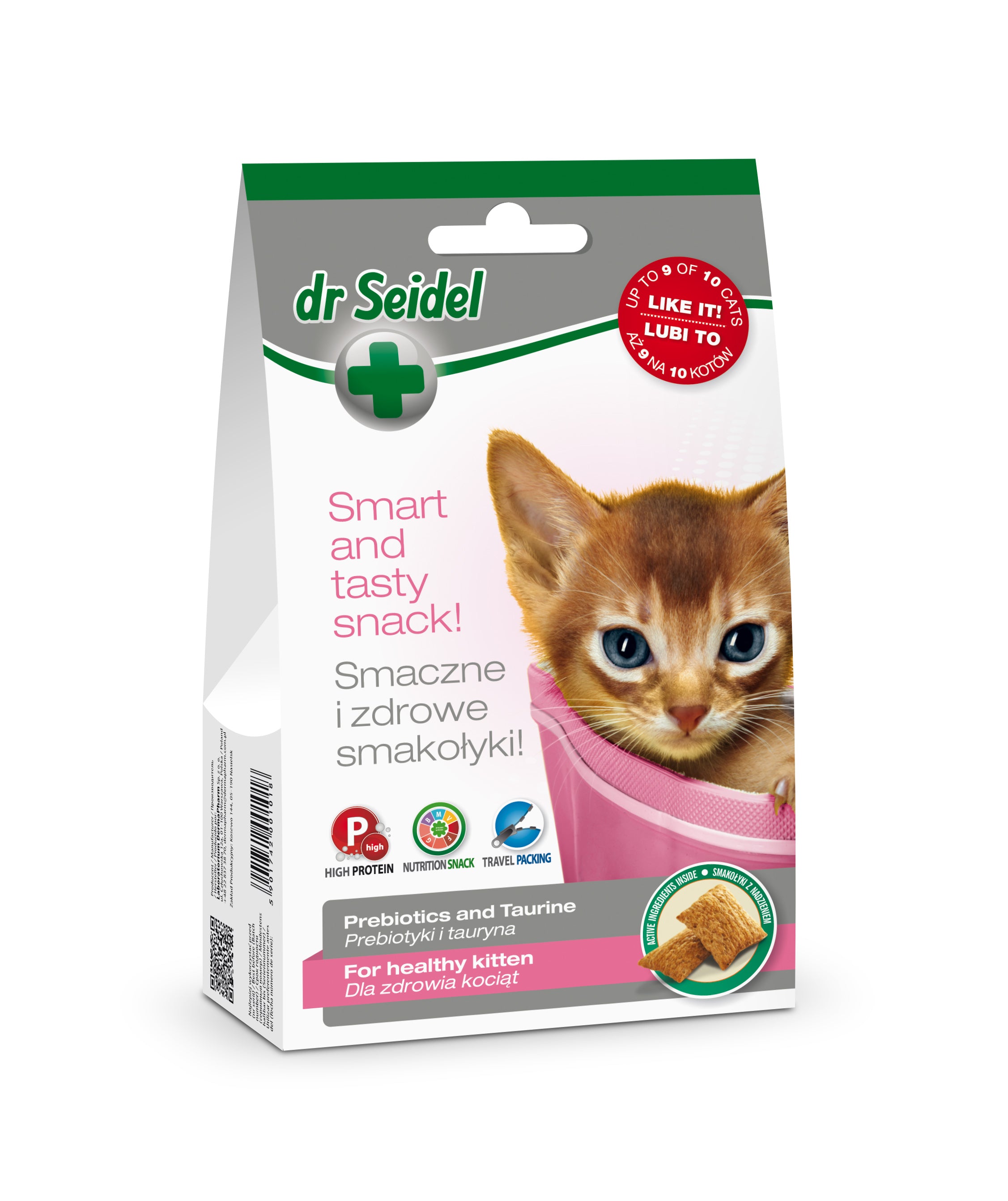 Dr Seidel snacks for cats - for healthy kitten