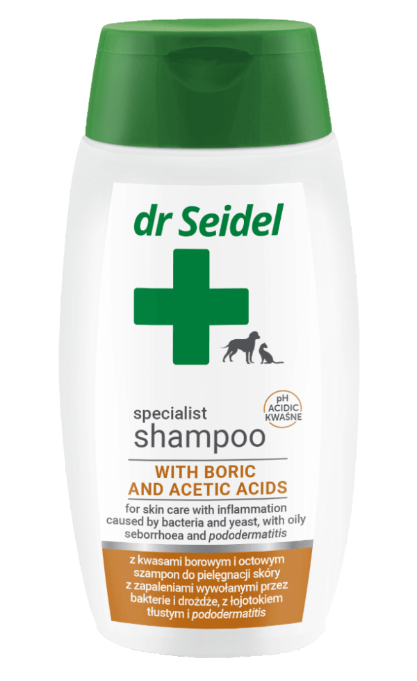 Dr Seidel shampoo with boric and acetic acids