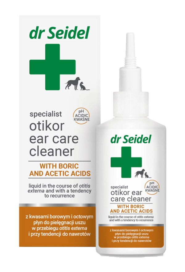 Otikor – ear care liquid with boric and acetic acids