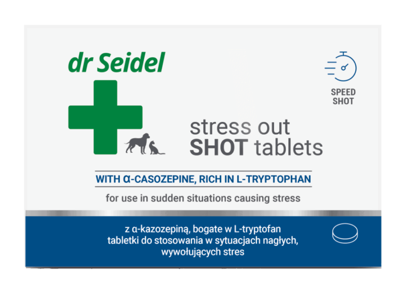 Stress out SHOT tablets – tablets for use in emergency situations that cause stress