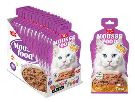 Super Lily Mousse Food Tuna Cat Food 65g