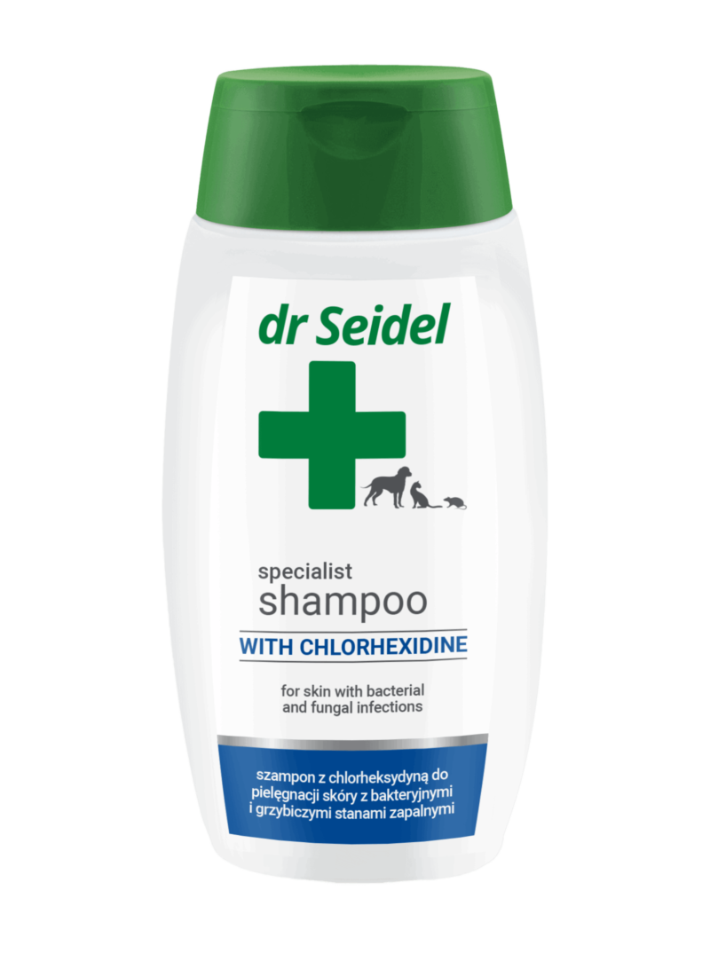 Dr Seidel dog shampoo with chlorhexidine